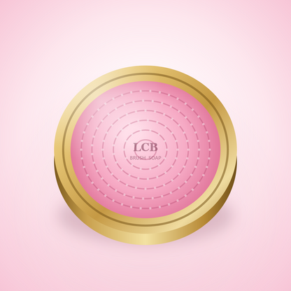 LuxeClean Brush Soap — solid cleanser with silicone pad